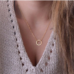 New Fashion Steampunk Round Minimalist Cheap Necklake