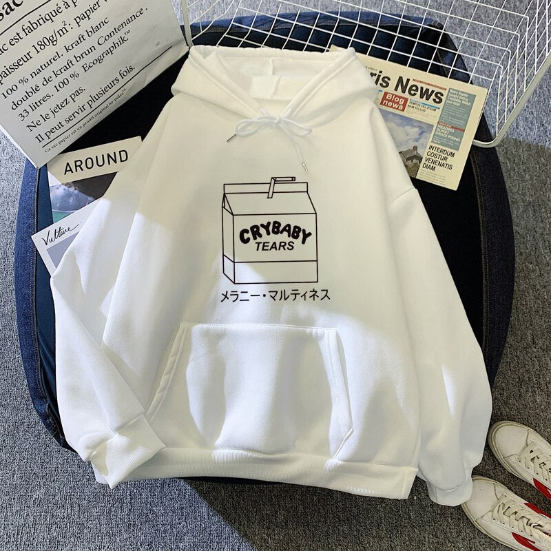 Kawaii Peach Juice Casual Pink Hoodies