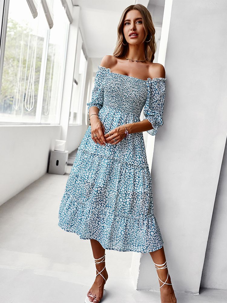 Elegant Boho Chiffon Party Beach Summer Dress