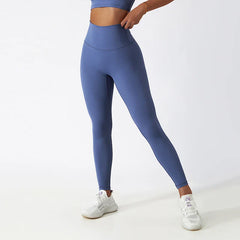 New High Waist Belly Lifting Buttocks Fitness Pants Gym Running Breathable Sports Leggings