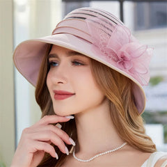 New Mesh Summer Flower Basin Sun Hat