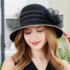 New Mesh Summer Flower Basin Sun Hat