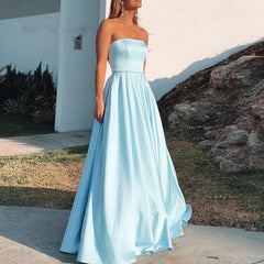 New Style Prom Dresses Sexy Strapless Party Evening Gowns