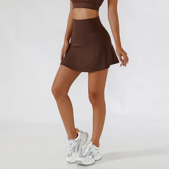 New Summer Slit Fitness Outdoor Riding Skirt Anti-voyeur High Quality Sports Short