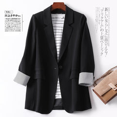 Vintage Casual Office Ladies Blazer