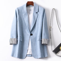 Vintage Casual Office Ladies Blazer