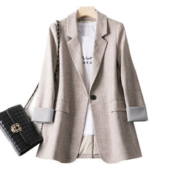 Vintage Casual Office Ladies Blazer