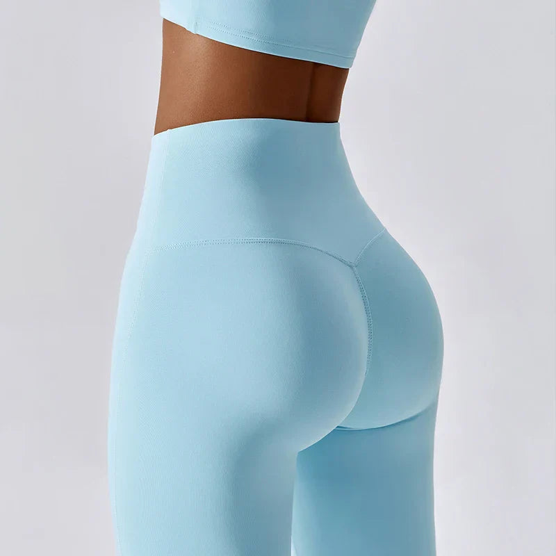 Feeling Stretch Gym Leggingss Push Up Yoga Pants High Waist Training Sports Leggings