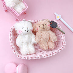 Fluffy Bear Keychain
