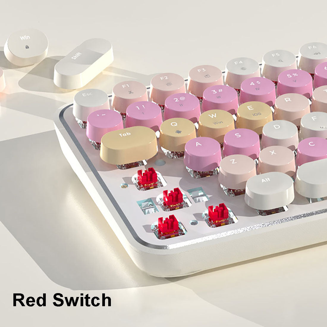 2 Bluetooth Connection Wireless Mechanical Keyboard