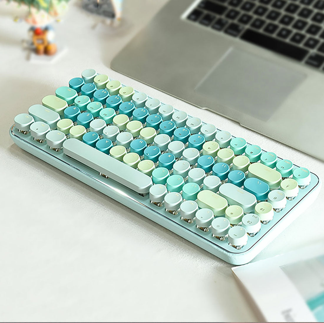 2 Bluetooth Connection Wireless Mechanical Keyboard