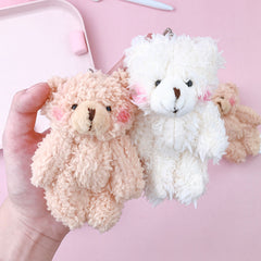 Fluffy Bear Keychain