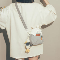 Rabbit Themed Mini Shoulder Bag