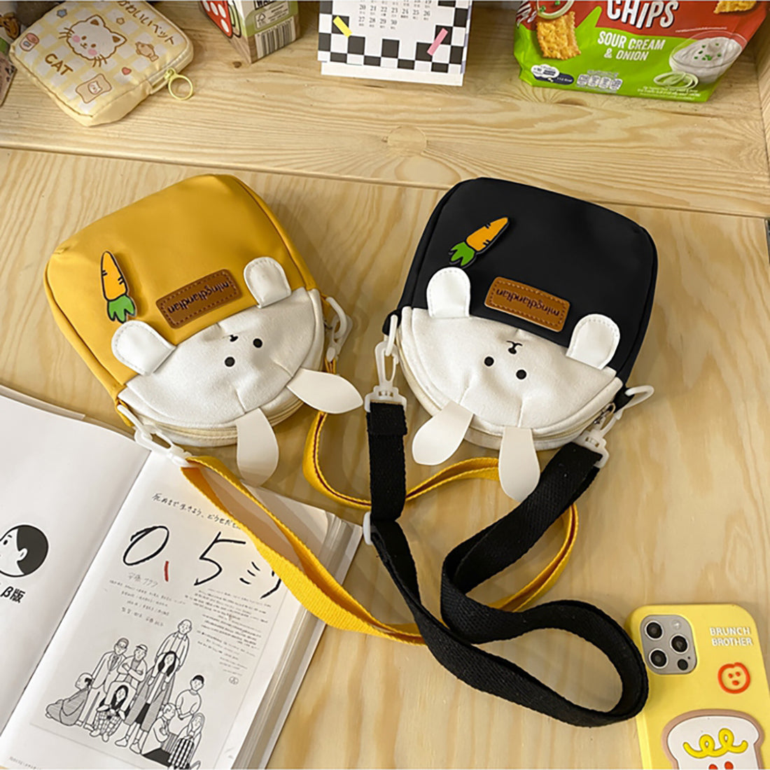 Rabbit Themed Mini Shoulder Bag