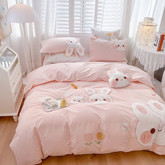 Cute Bunny Inspire Bedding Set