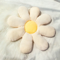 Daisy Flower Soft Plush Pillow Cushion