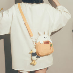 Rabbit Themed Mini Shoulder Bag
