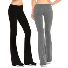 Womenmid rise  bootcut slim fit flare yoga pants