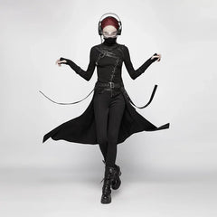 WomenDaily Post Apocalyptic Black Half Stage Perform Personality Harajuku Streetwear Skirt