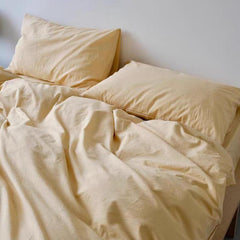 Pastel Color Duvet Cover - Cream