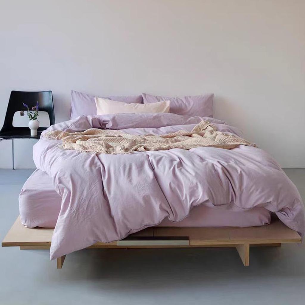 Pastel Color Duvet Cover - Cream