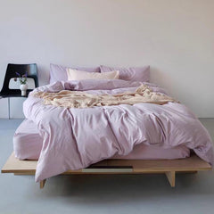 Pastel Color Duvet Cover - Cream