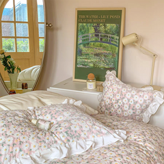 Pastel Daisy Bedding Set - Pink