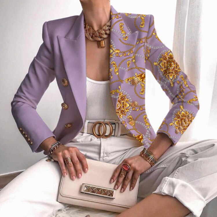 Plus Size Elegant Butterfly Blazer