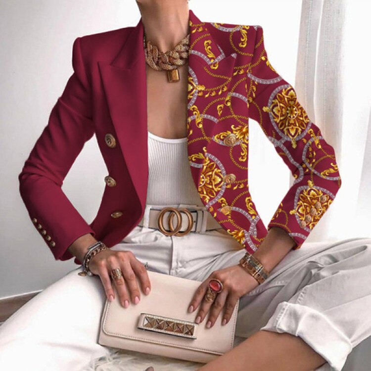 Plus Size Elegant Butterfly Blazer