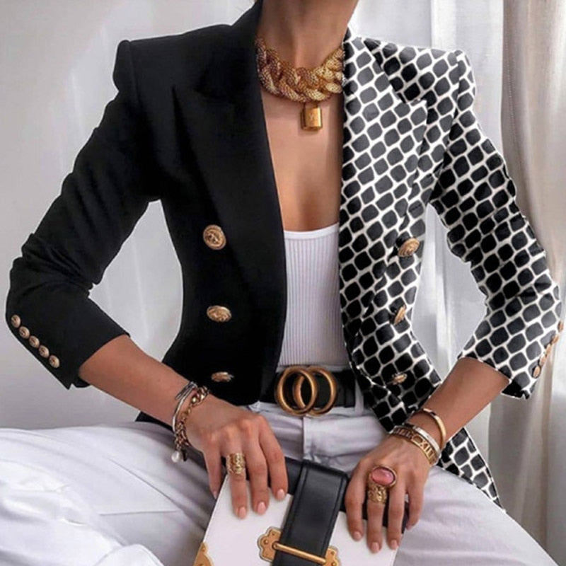 Plus Size Elegant Butterfly Blazer