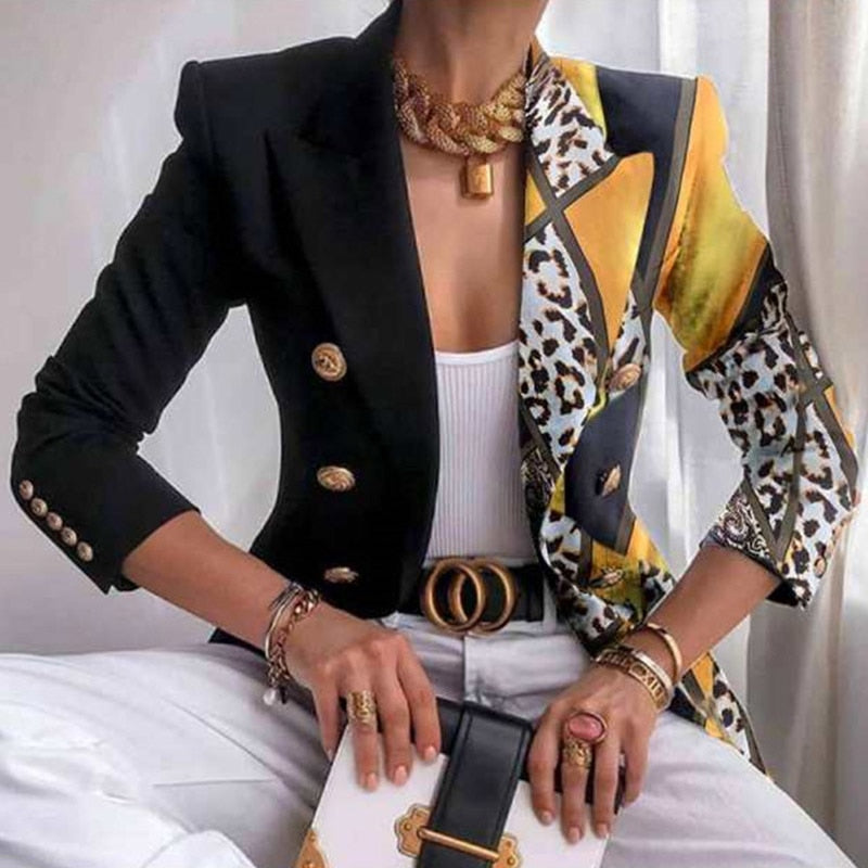 Plus Size Elegant Butterfly Blazer
