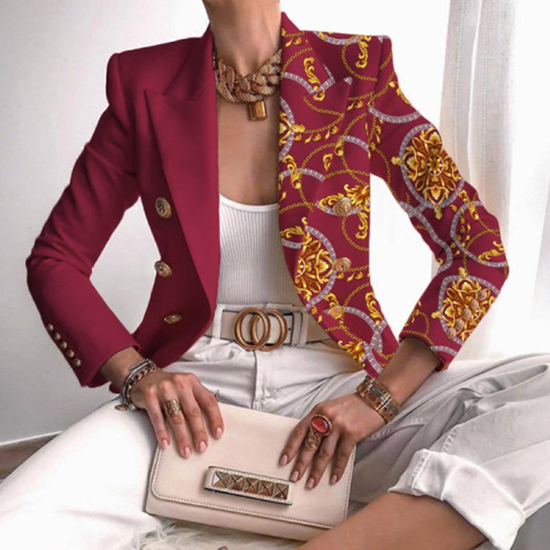 Plus Size Elegant Butterfly Blazer