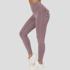 Pockets Yoga Pants High Waist Workout Fitness Running Tights Female Push Up Sports Leggings