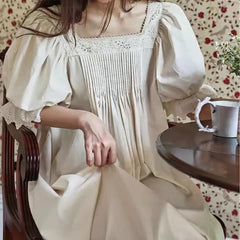 Princess Puff Sleeve Lounge Dress