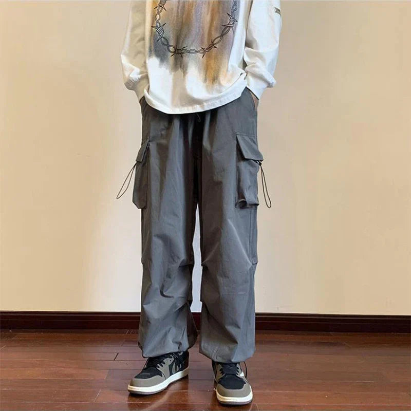 Hip Hop Streetwear Trousers Harajuku Casual Parachute Y2k Oversize Pants