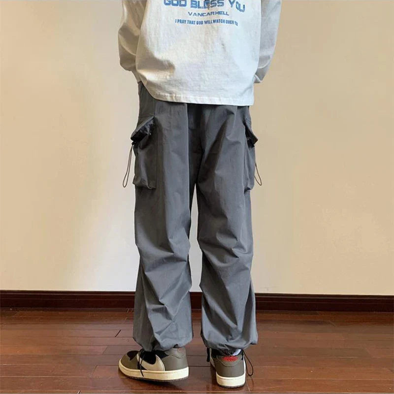 Hip Hop Streetwear Trousers Harajuku Casual Parachute Y2k Oversize Pants