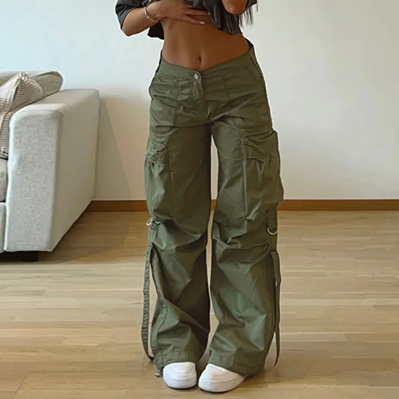 Harajuku Streetwear High Waist Hip Hop Wide Leg Y2k Oversize Vintage Pants
