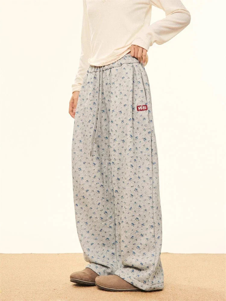 Waist Straight Vintage Streetwear Y2K Casual Loose Wide Leg Pants