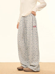Waist Straight Vintage Streetwear Y2K Casual Loose Wide Leg Pants
