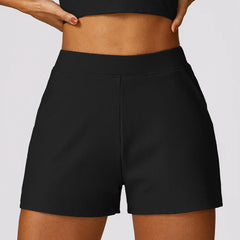 Pockets Gym Running Pants Workout Loose-fitting Female Yoga Clothing Sports Short