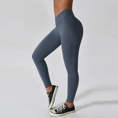 Running Train Waist Comforts Fitness Workout Tights Yoga Clothes Female Sports Leggings