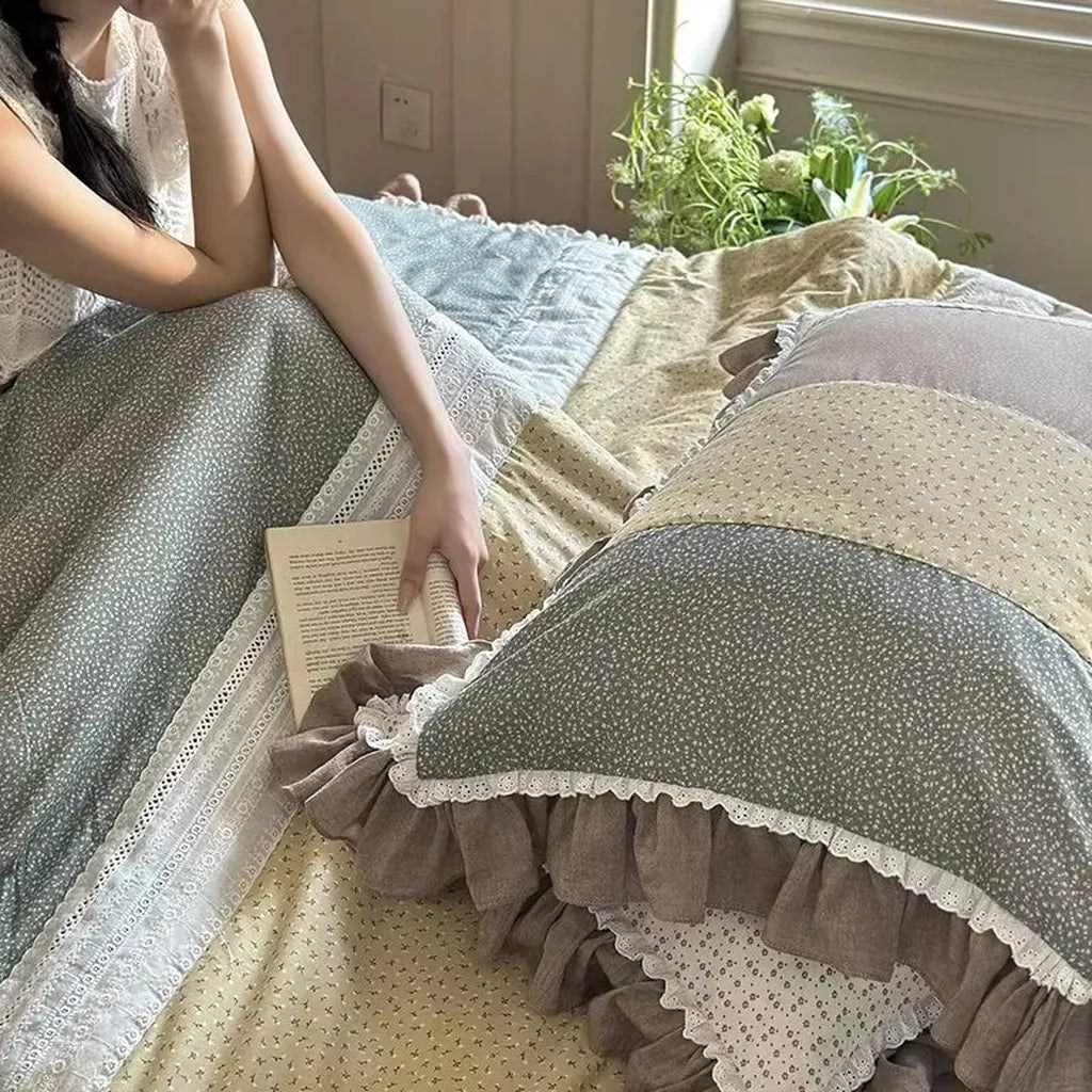 Rustic Handmade Patchwork Duvet Cover