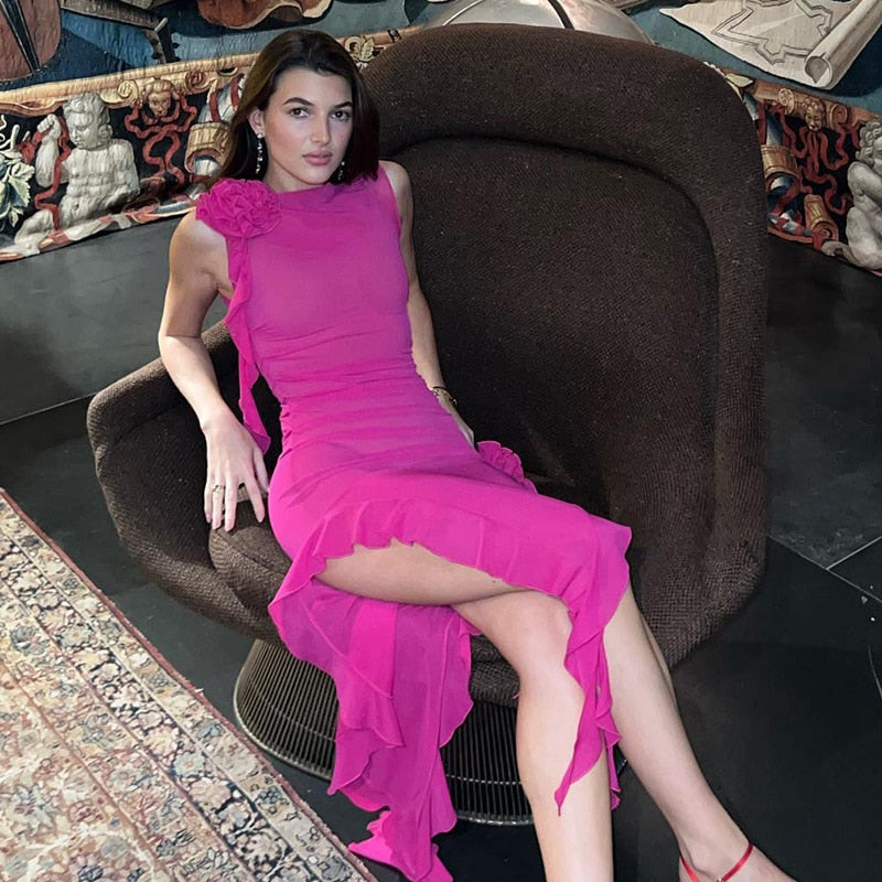 Fringe Sexy Sleeveless Tank Dress