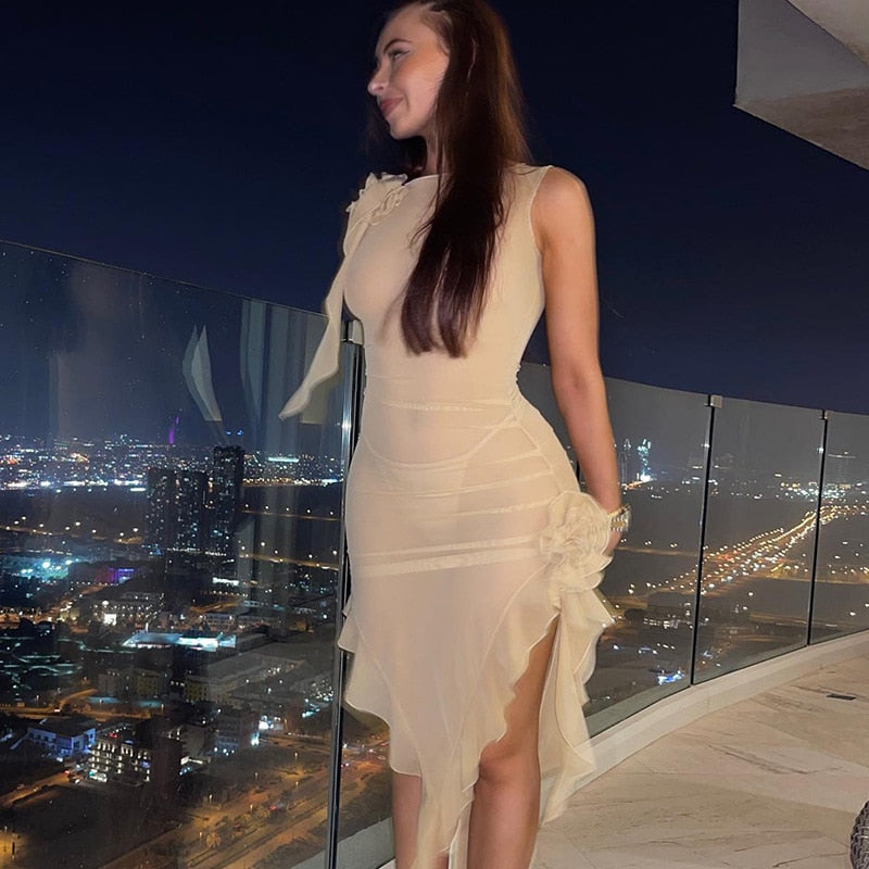 Fringe Sexy Sleeveless Tank Dress