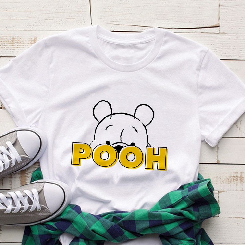Disney Pooh Bear Kawaii WomenT-shirt