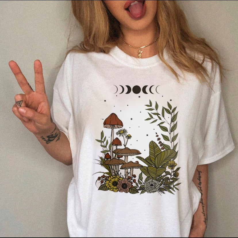 Summer 90s T-shirt Cartoon Printing WomenT-shirt