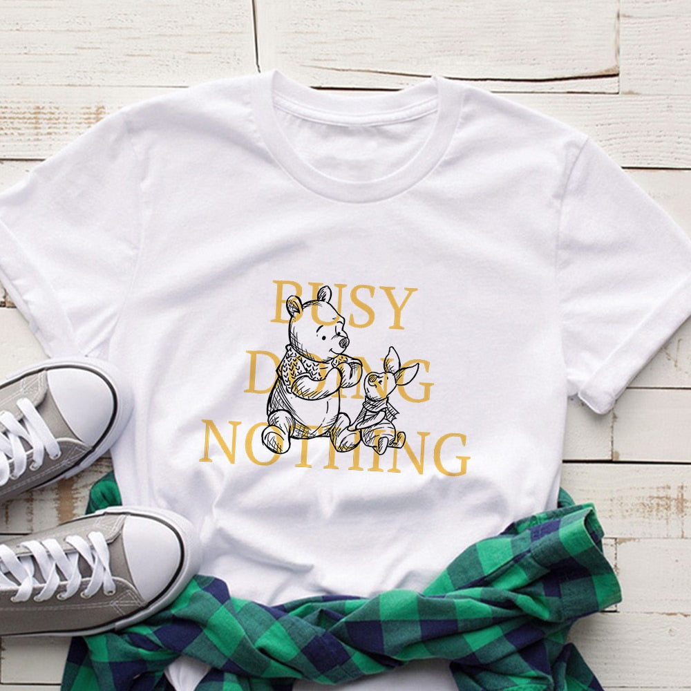 Disney Pooh Bear Kawaii WomenT-shirt