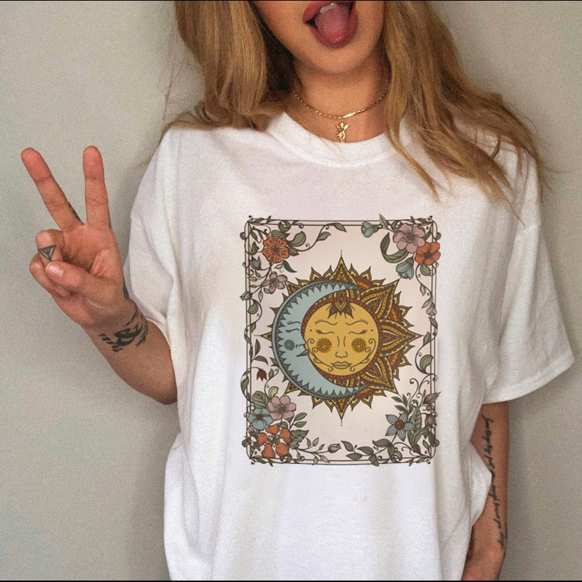 Summer 90s T-shirt Cartoon Printing WomenT-shirt