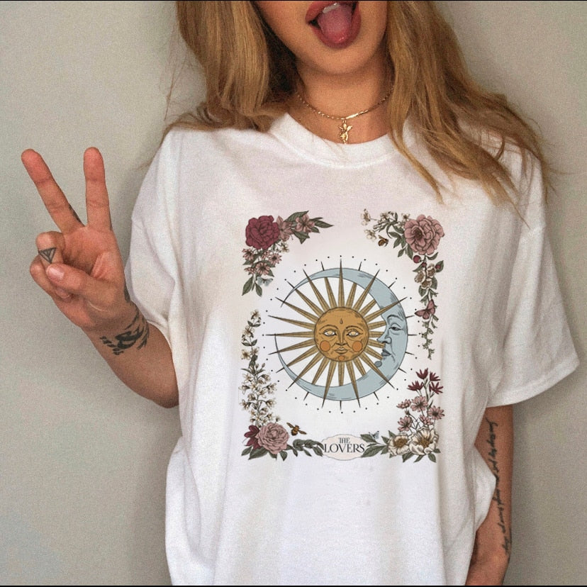 Summer 90s T-shirt Cartoon Printing WomenT-shirt