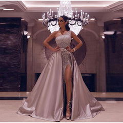 High Split Sequin Off Shoulder Sleeveless Maxi Dress